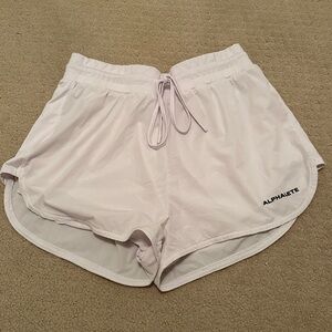 Alphalete Women's Light Gray Athletic Shorts
